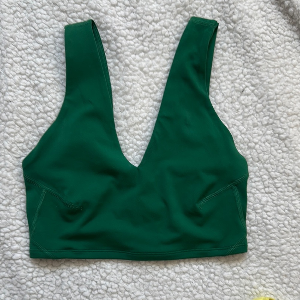 FP Movement by Free People never Better Green Crop Top